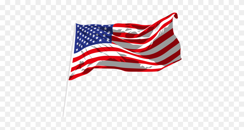 Usa Waving Flag, American Flag Free Png Download