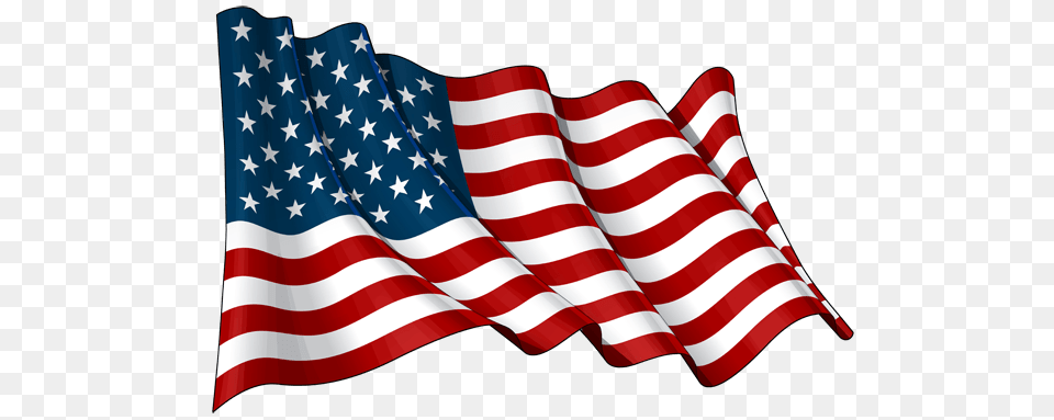 Usa Waving Flag Transparent, American Flag Png Image