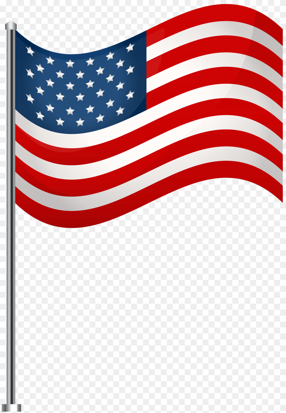 Usa Waving Flag Transparent Clip Art Gallery, American Flag Free Png Download