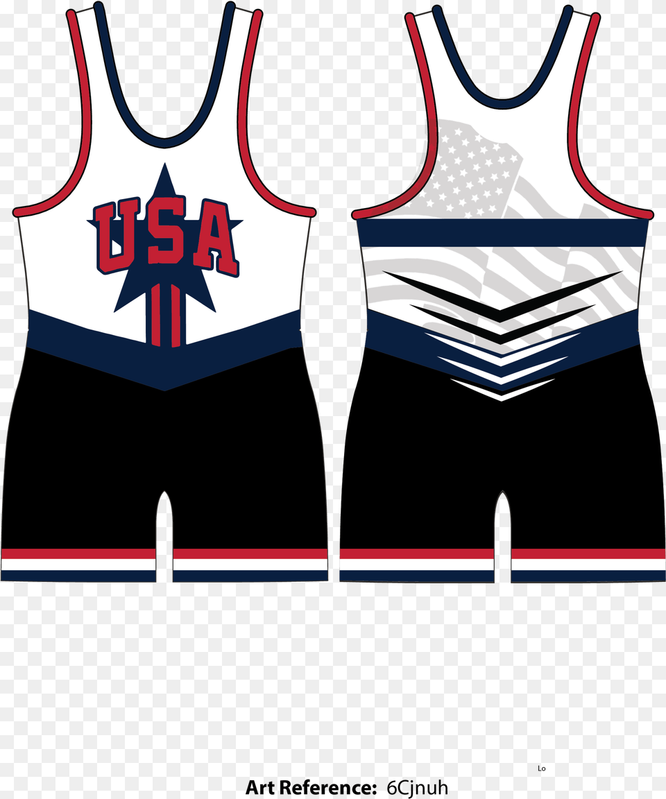 Usa Wrestling Singlet Eagle Men S Track Singlet Undershirt, Bow, Clothing, Shirt, Weapon Free Png Download