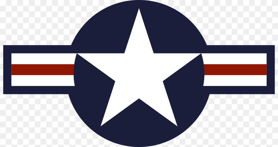 Usaf Roundel Wwii Birthday Party For Husband, Star Symbol, Symbol Free Png Download
