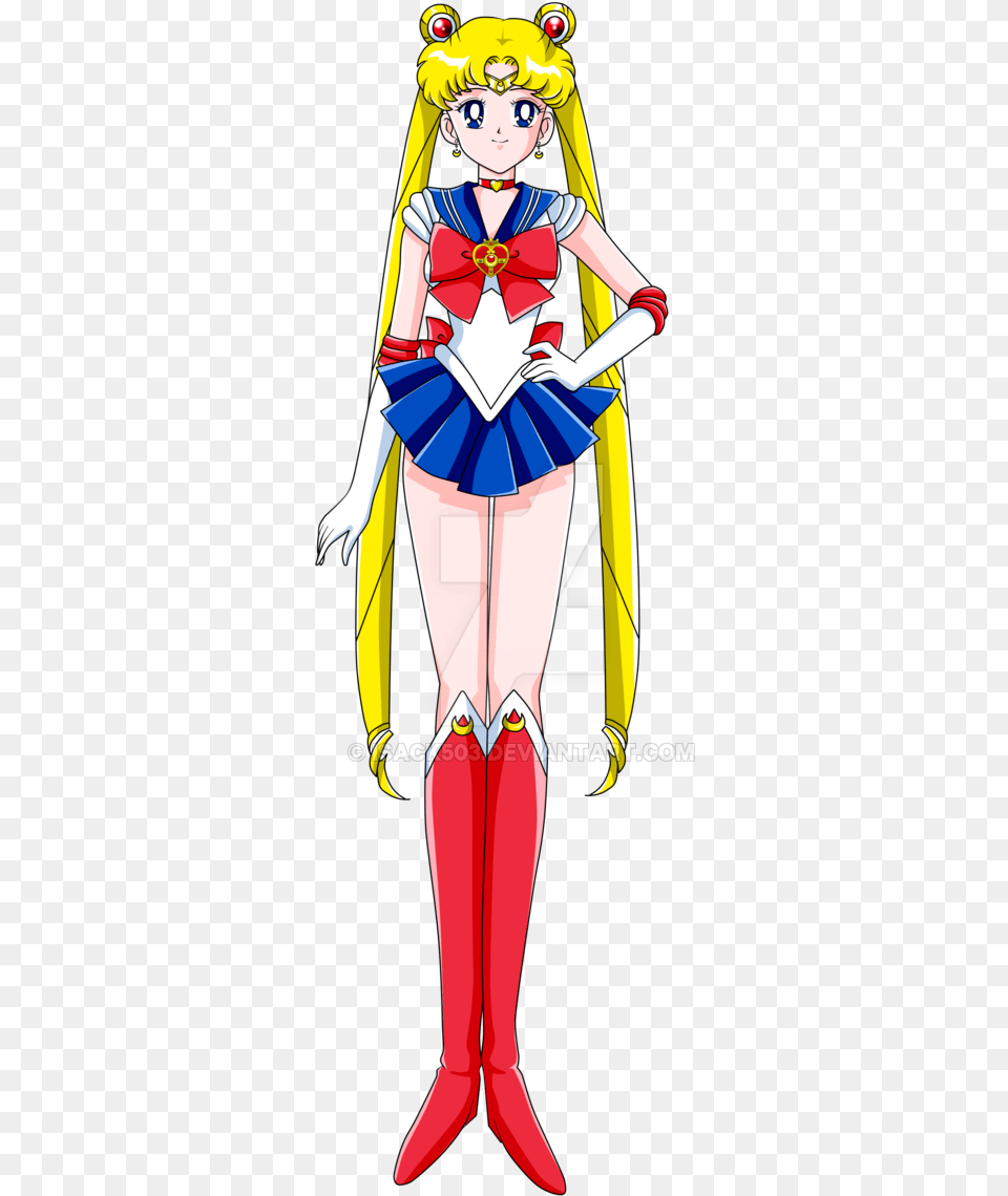 Usagi Tsukino Sailor Moon, Book, Cape, Clothing, Comics Free Png Download