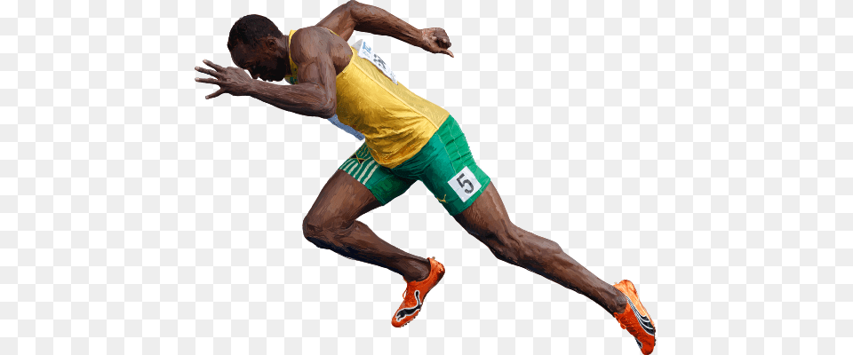 Usain Bolt, Clothing, Shorts, Adult, Male Free Png