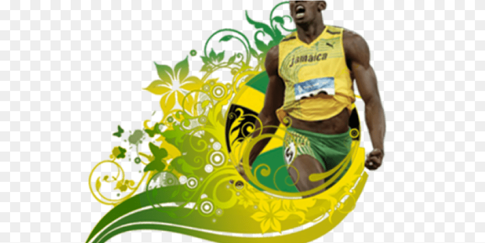 Usain Bolt, Adult, Clothing, Male, Man Free Png