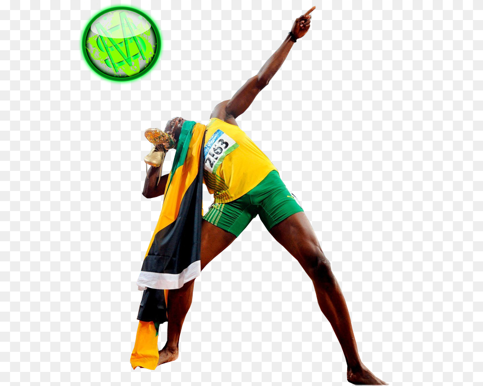 Usain Bolt Person, Stretch, Clothing, Shorts Free Png Download