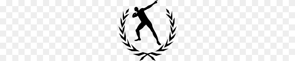 Usain Bolt Laurel Wreath, Gray Free Png