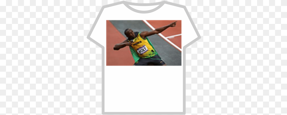 Usain Bolt Roblox Happened To Usain Bolt, Clothing, T-shirt, Shirt, Boy Png Image