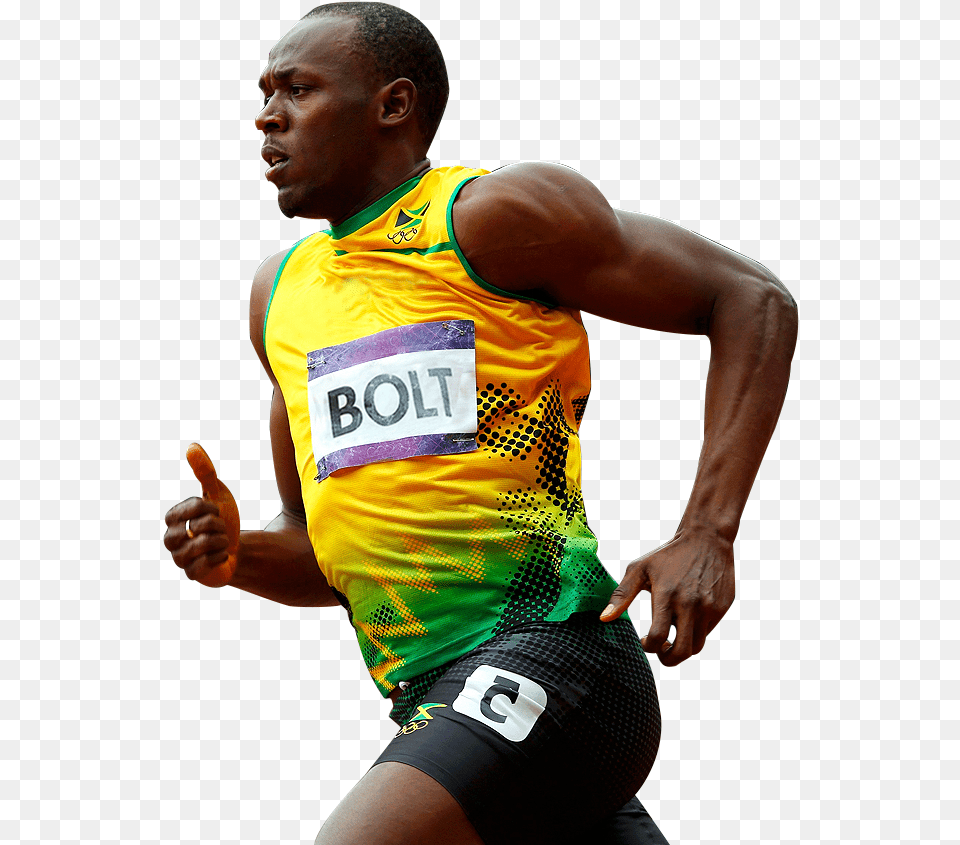 Usain Bolt Transparent Background, Adult, Body Part, Finger, Hand Png
