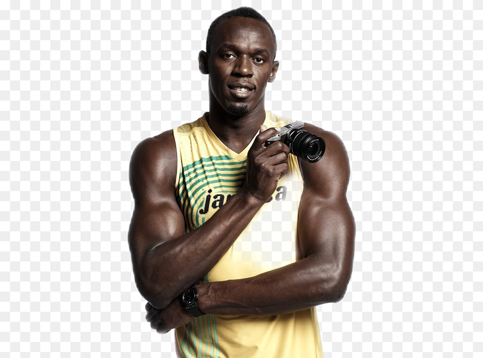 Usainbolt Fast Speed Light Freetoedit Usain Bolt Photos Gallery, Photography, Adult, Person, Man Png Image