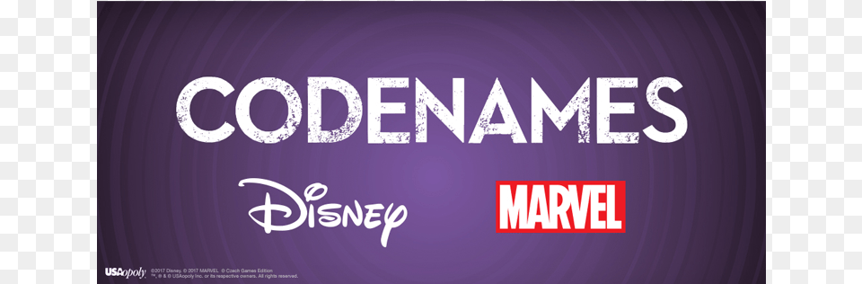Usaopoly Announces Disney Pixar Marvel Themed Codenames Disney, Purple, Logo, Text, Advertisement Png
