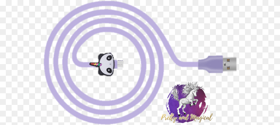 Usb Cable, Adapter, Electronics, Purple, Smoke Pipe Png Image
