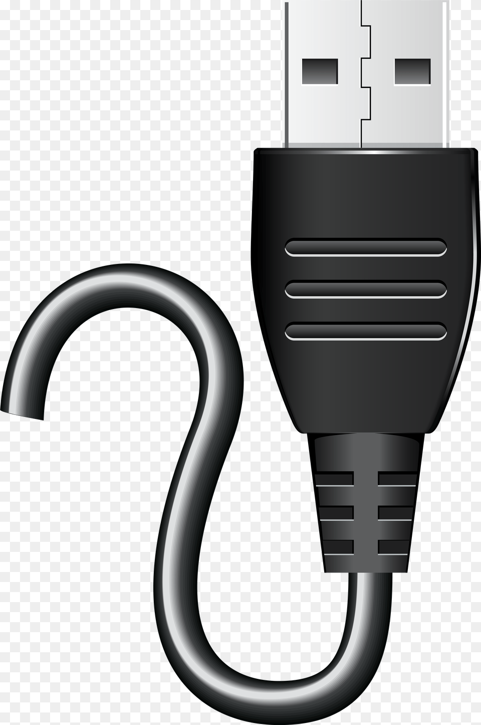 Usb Connector Clipart Clip Art, Adapter, Electronics, Plug, Cable Free Png Download