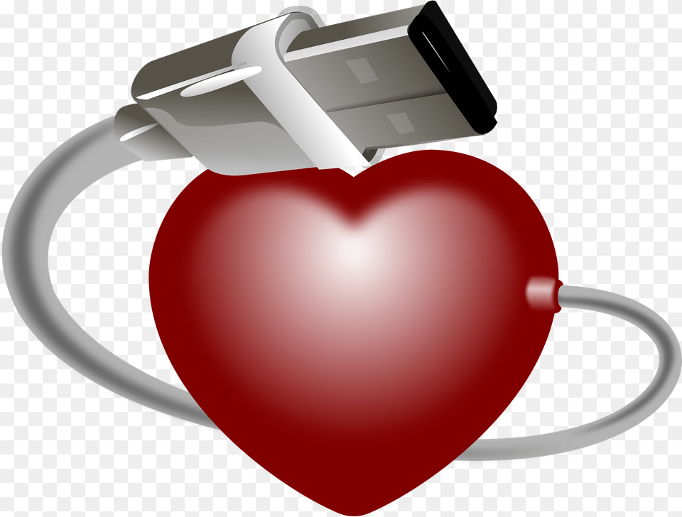 Usb Heart Clipart Png