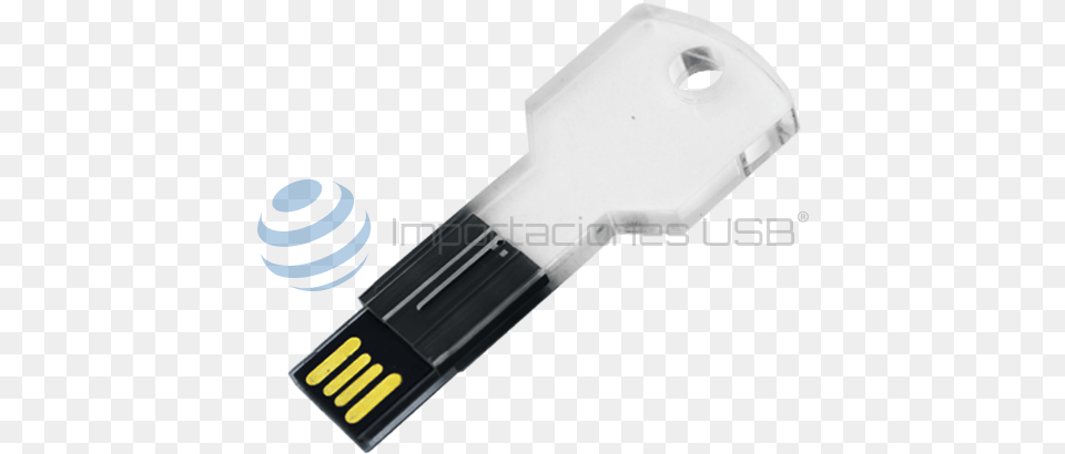 Usb Llave Transparente Usb Flash Drive, Computer Hardware, Electronics, Hardware, Adapter Free Transparent Png