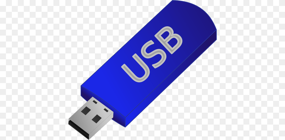 Usb Memory Stick Vector Clip Art, Computer Hardware, Electronics, Hardware, Adapter Png Image