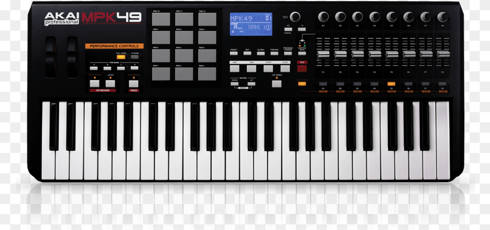 Usb Midi Controller Akai, Keyboard, Musical Instrument, Piano Png