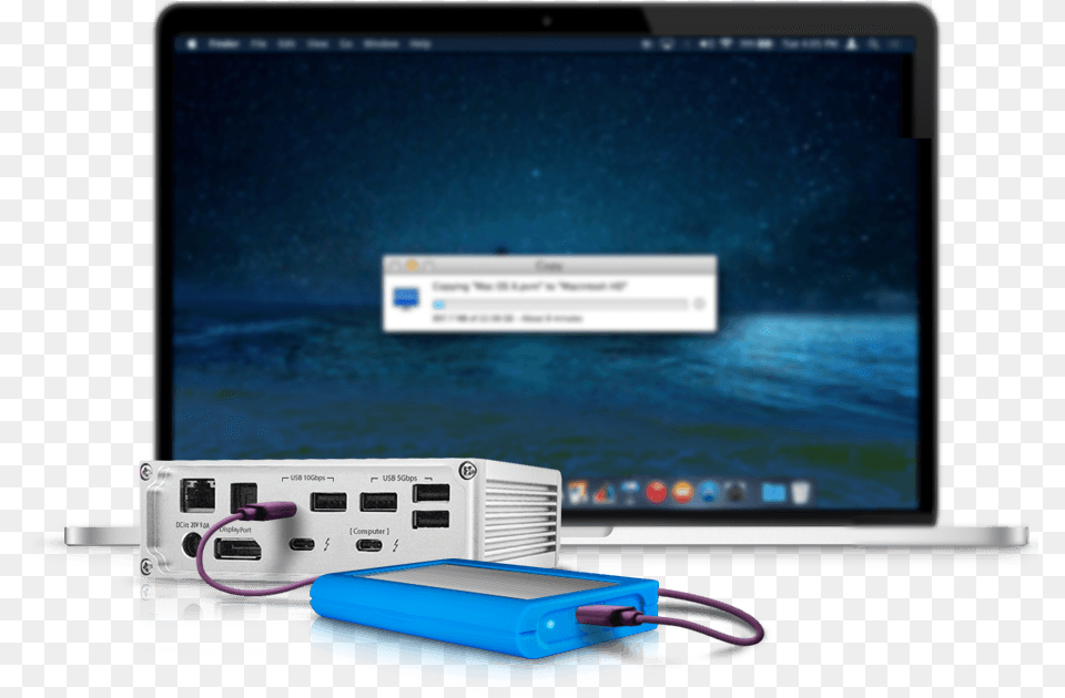 Usb Ports On The Thunderbolt 3 Dock Personal Computer, Computer Hardware, Electronics, Hardware, Laptop Png