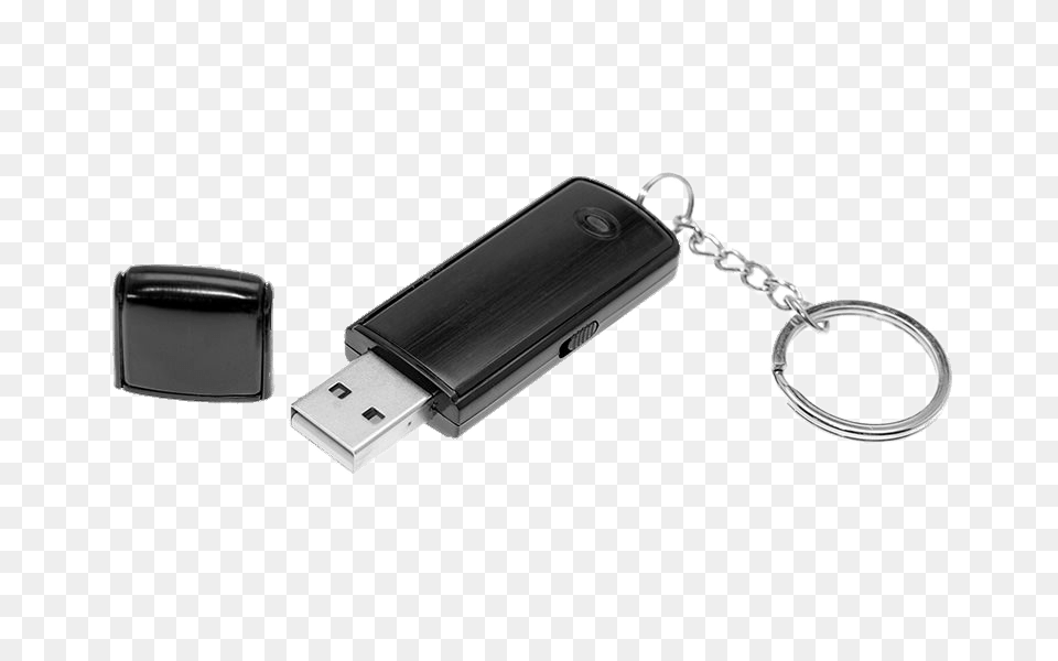 Usb Stick And Keyring, Adapter, Electronics, Computer Hardware, Hardware Free Png