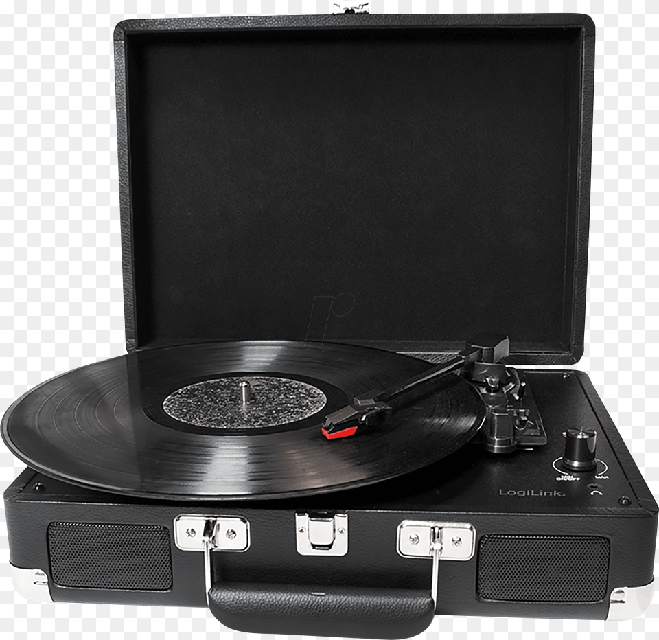 Usb Suitcase Turntable Logilink Ua0270 Usb Turntable Logilink Ua0270 Black, Bag, Camera, Electronics Free Png