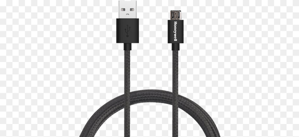 Usb To Micro Usb Cable Black Cotton Wire Usb Cable Png