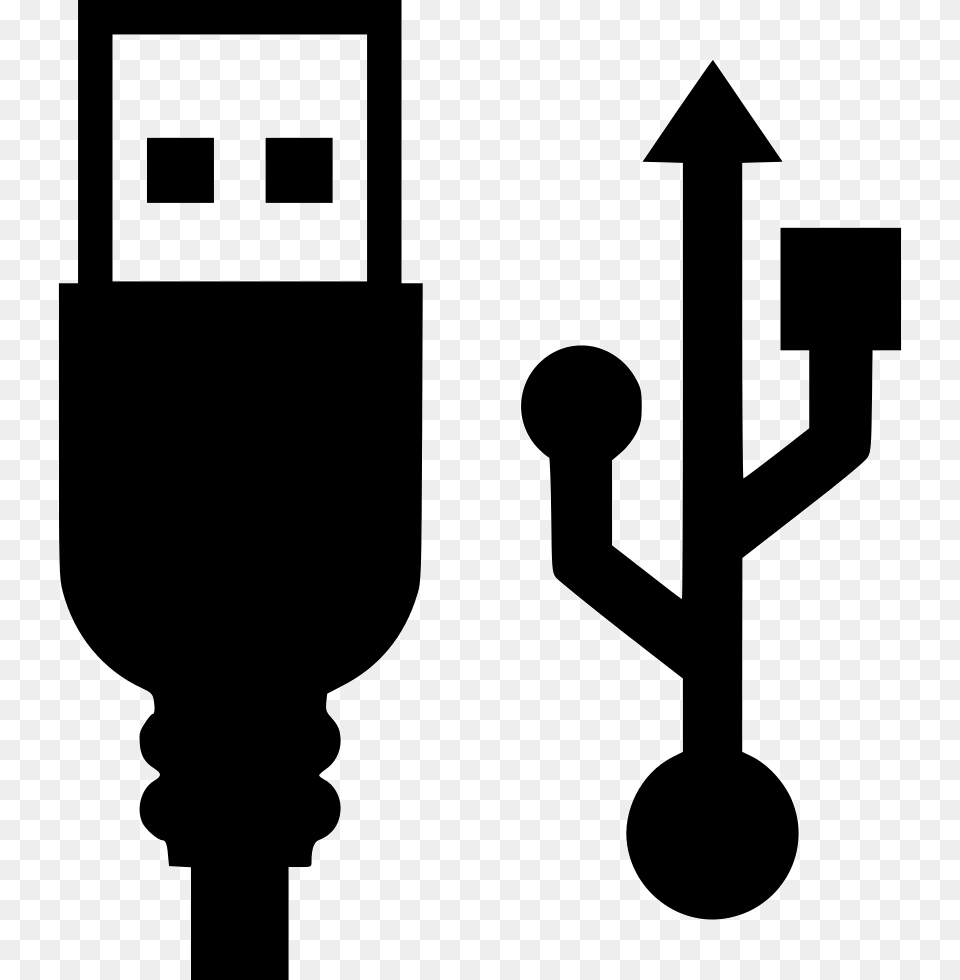 Usb Usb Cable Icon, Silhouette, Electronics, Adapter Png