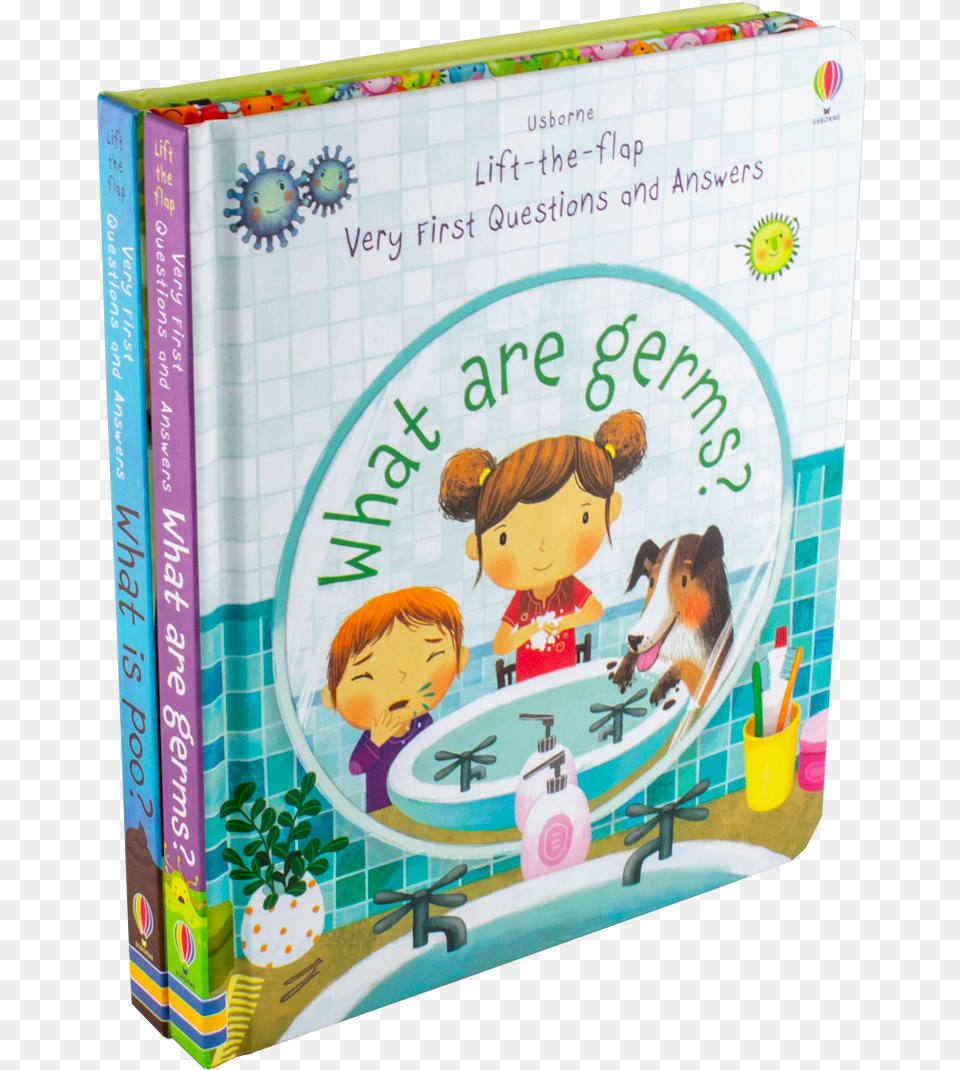 Usborne Lift The Flap Very First Questions And Answers Cartoon, Publication, Book, Baby, Person Free Png