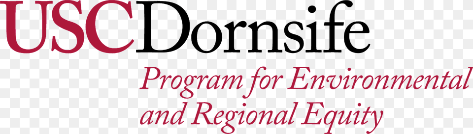Usc Dornsife Program For Environmental And Regional, Text Png