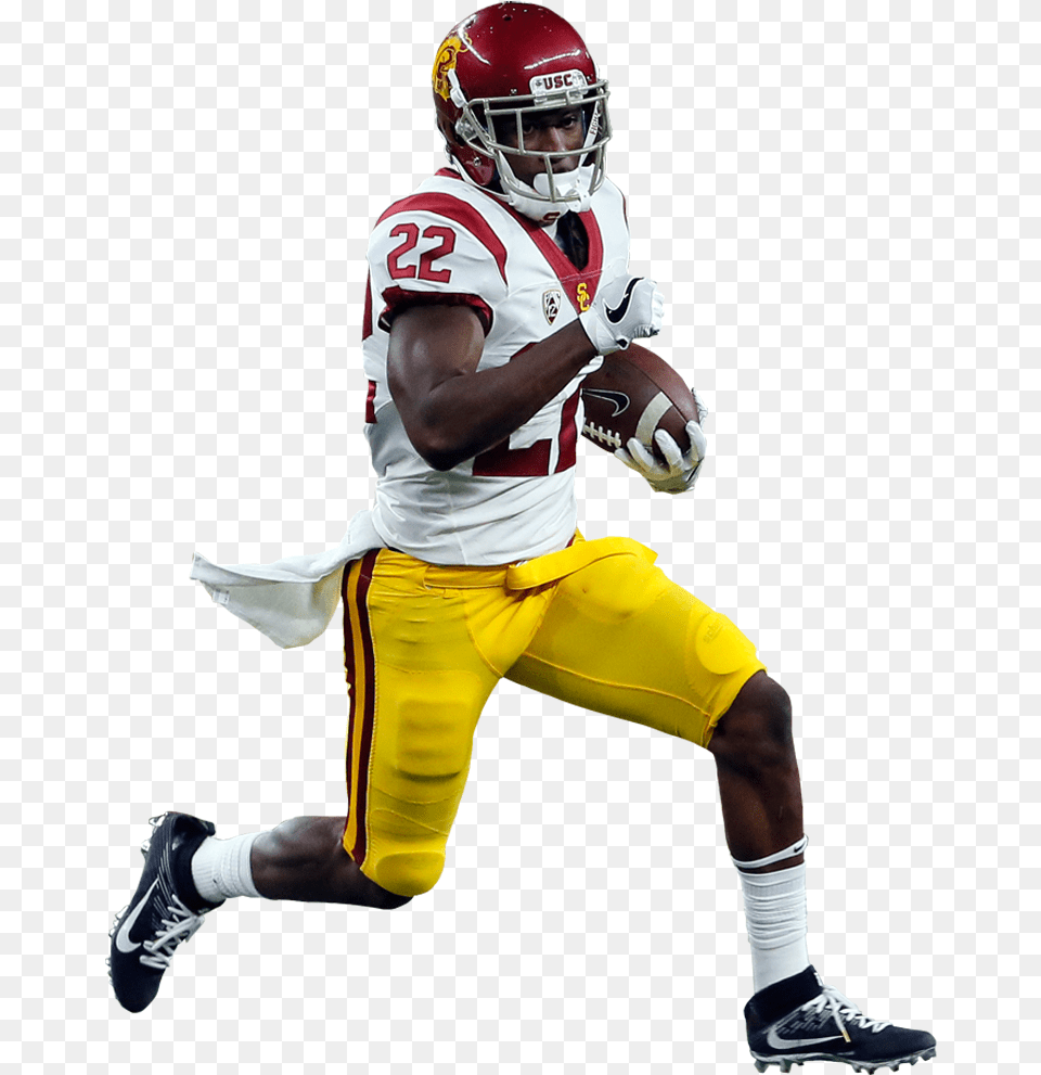 Usc Football Player Usc Football Player, American Football, Playing American Football, Person, Helmet Free Transparent Png