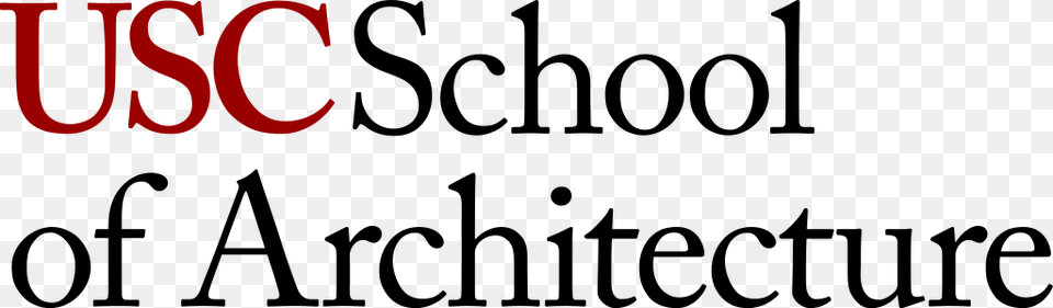 Usc School Of Architecture Logo, Text Png Image