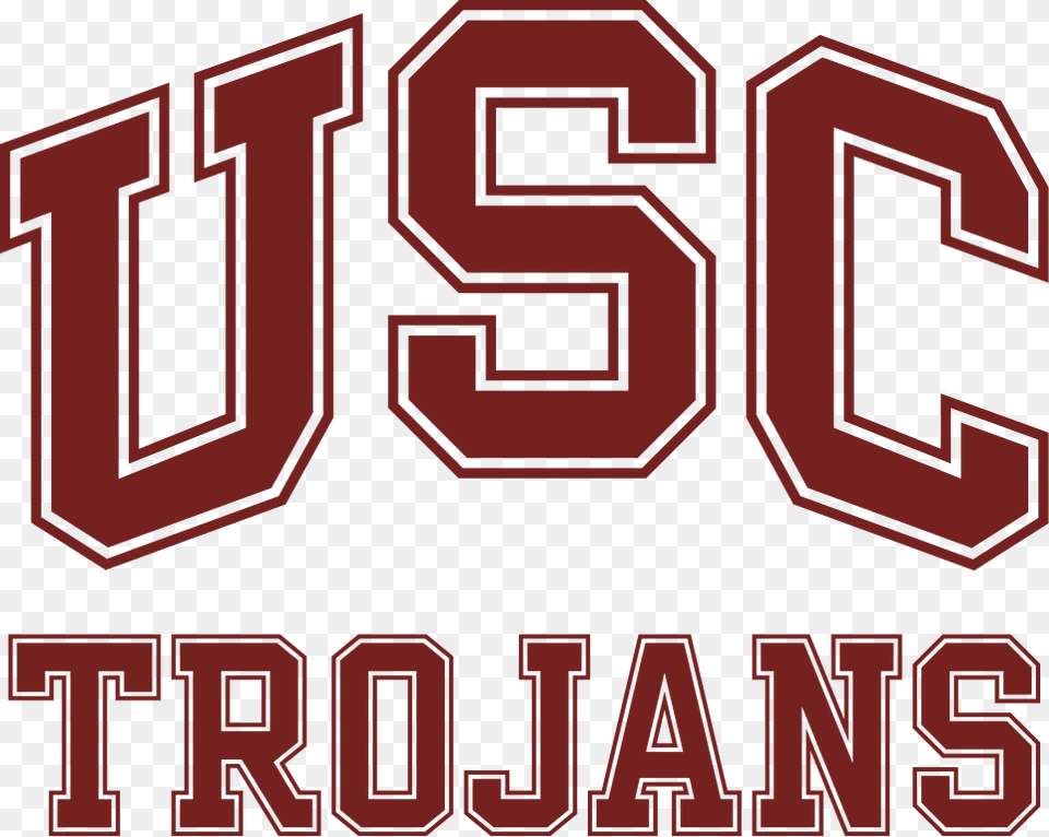 Usc Trojans Text Logo, Scoreboard Png