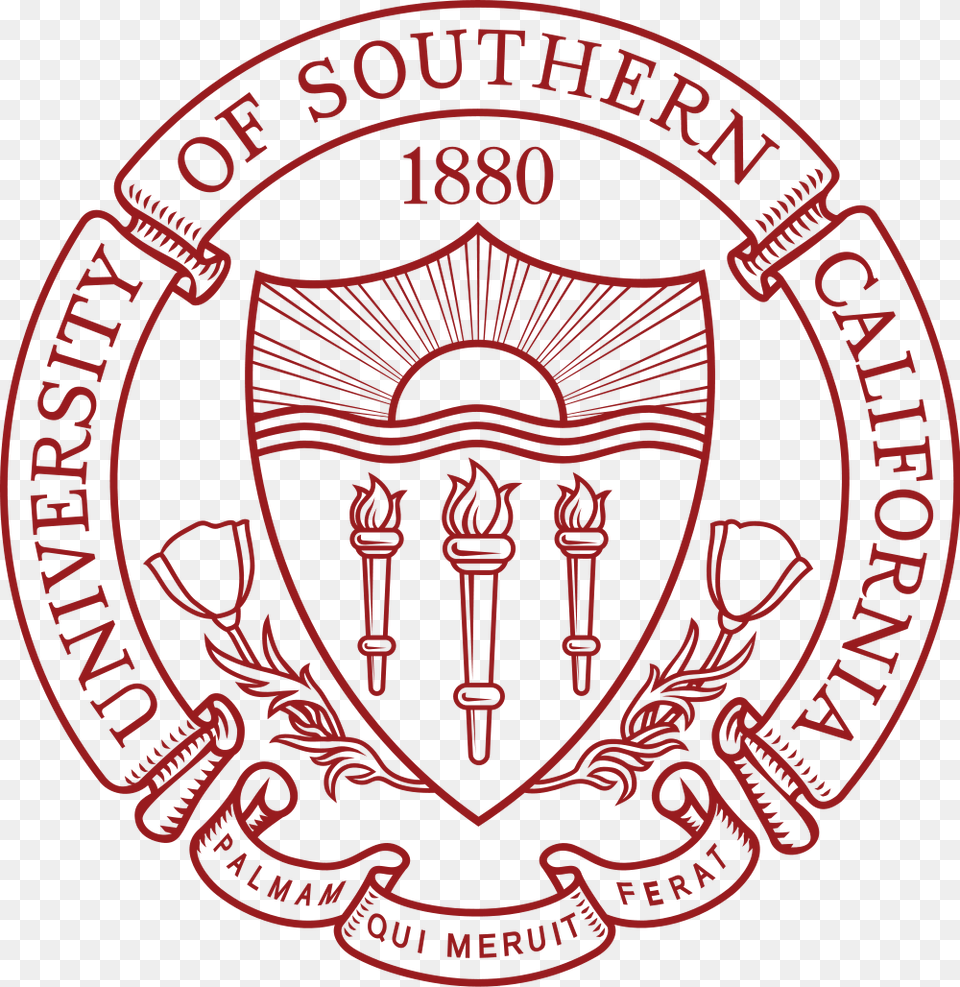 Usc University Of South California Logo, Emblem, Symbol, Can, Tin Png Image