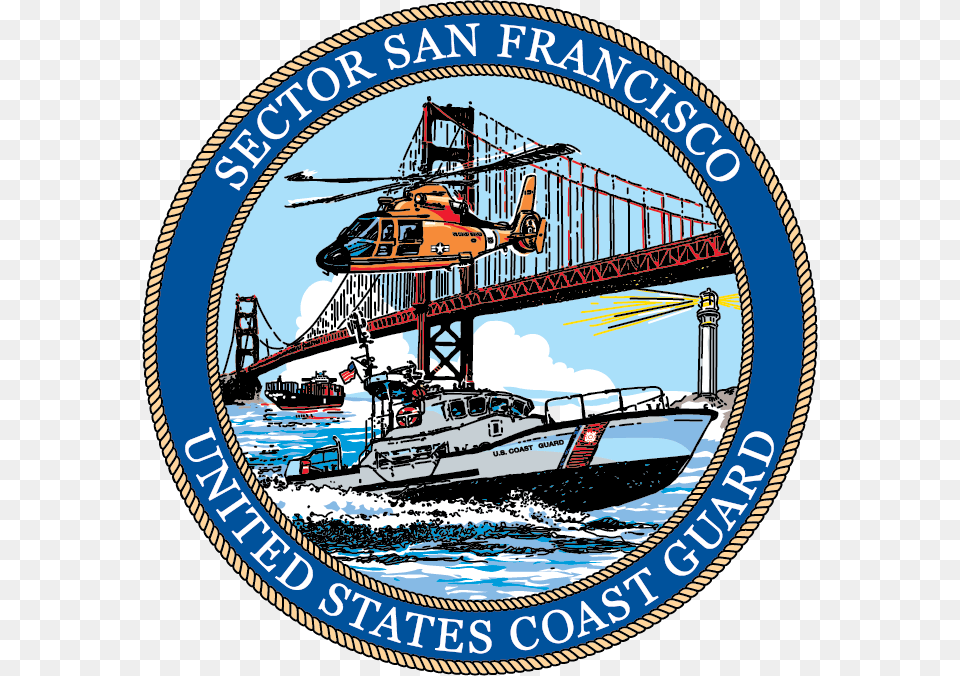 Uscg Sector San Francisco Coast Guard Sector San Francisco, Aircraft, Helicopter, Transportation, Vehicle Free Transparent Png