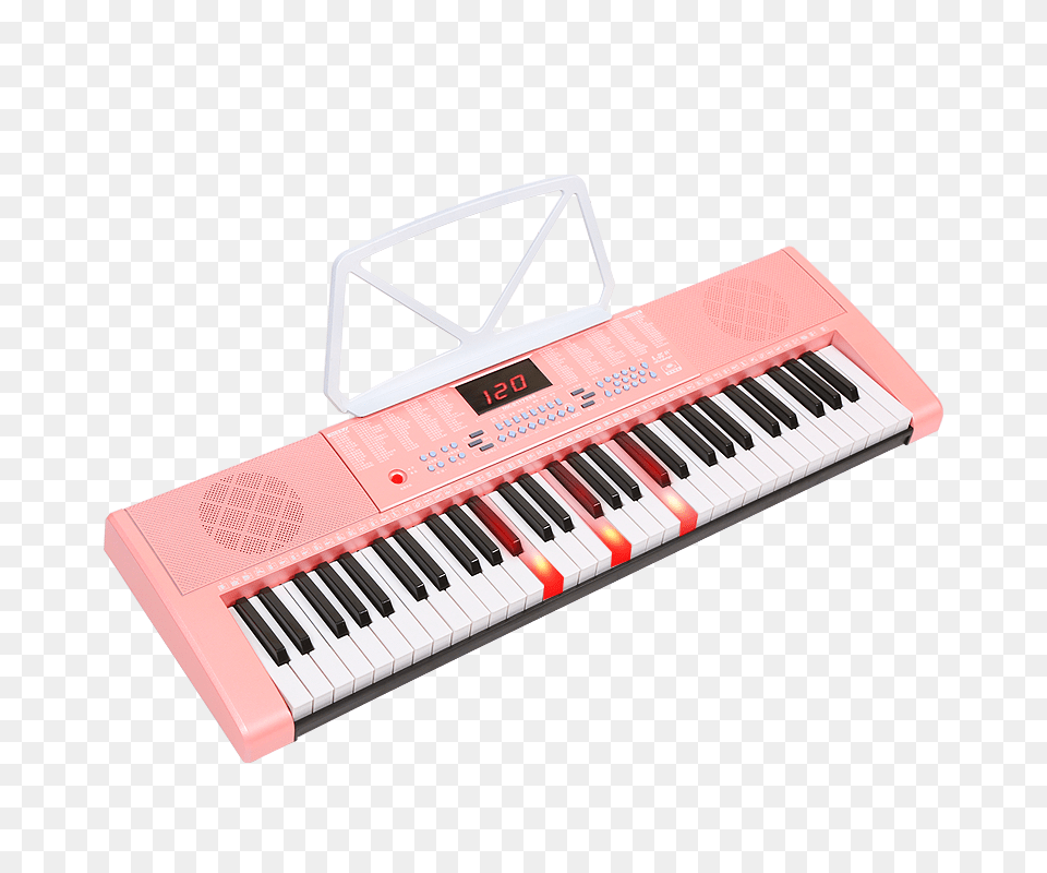 Usd Beauty Girl Pink Smart Keyboard Adult Piano Keys, Musical Instrument, Grand Piano Free Png Download