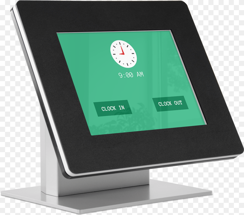 Use A Kiosk As A Timeclock For Your Employees Sign, Computer Hardware, Electronics, Hardware, Monitor Free Png