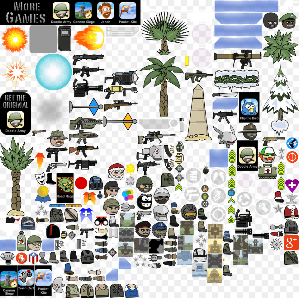 Use Apk Editor On Mini Militia Mini Militia New Guns, Art, Collage, Plant, Tree Free Transparent Png