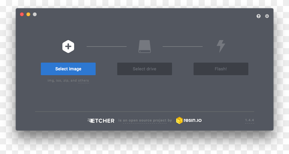 Use Etcher To Burn Resinos Managed Image To Sd Card Linux On Mac, Computer Hardware, Electronics, Hardware, Monitor Free Png Download