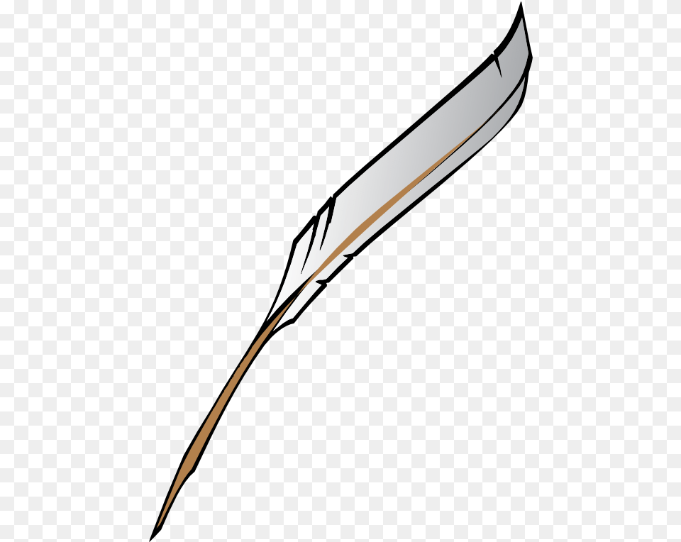 Use Feather Pen Images Clipart Feather Pen Hd Quality, Blade, Dagger, Knife, Weapon Png Image