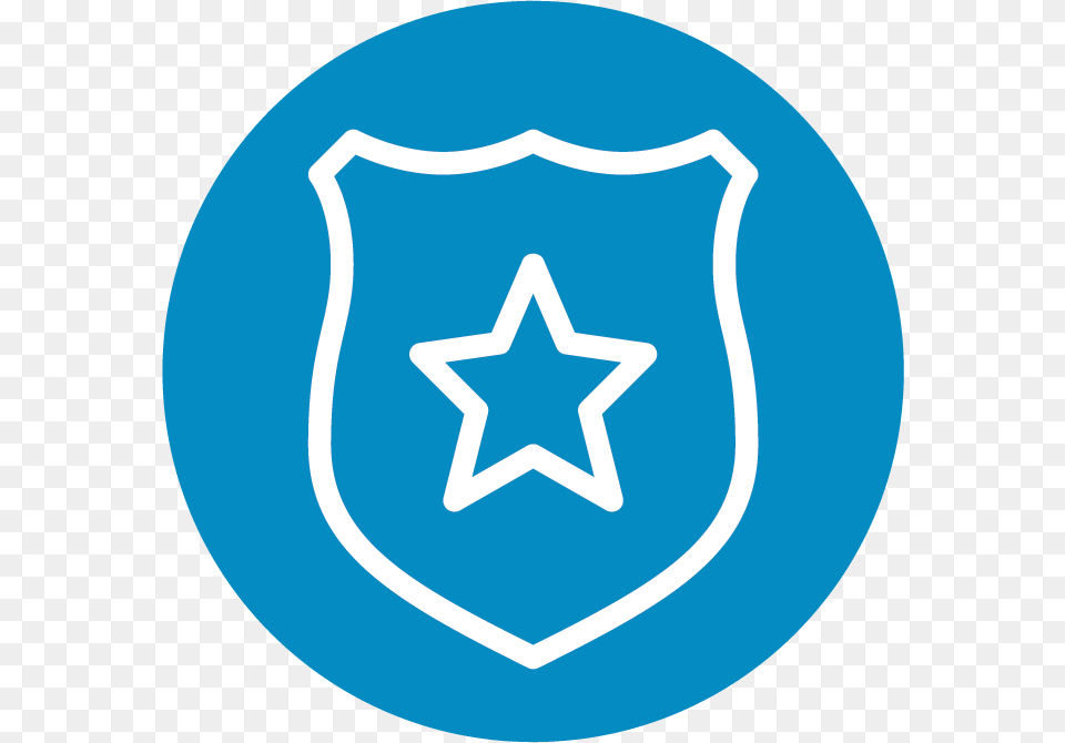 Use Of Force Dashboard Police Icon Blue, Symbol, Armor Free Png