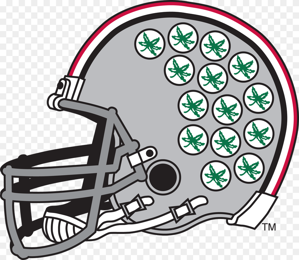 Use Ohio State Emojis To Root For The Buckeyes On Their Ohio State Buckeyes Helmet, American Football, Sport, Football, Football Helmet Free Png Download