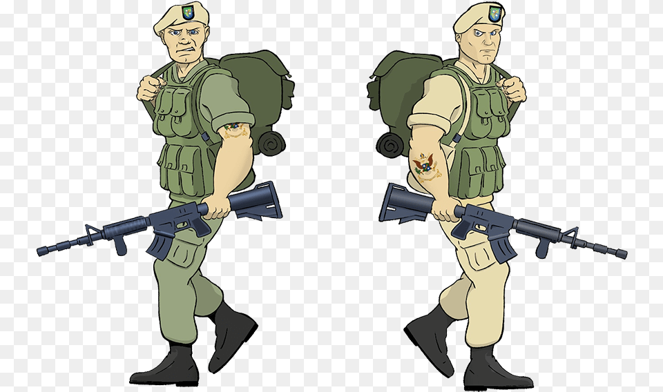 Use On Site Soldier, Adult, Person, Man, Male Png Image