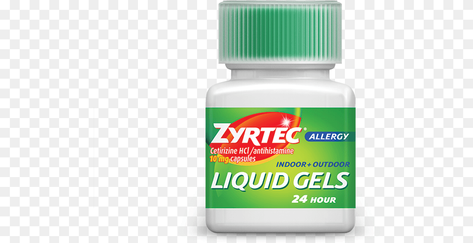 Use Only As Directed Zyrtec 24 Hour Allergy Relief 10 Mg Liquid Gels, Food, Ketchup, Cabinet, Furniture Png