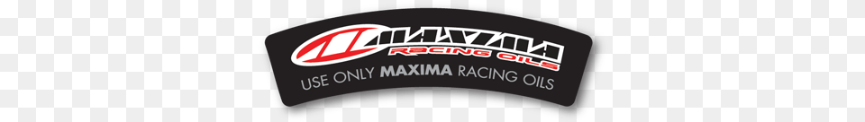 Use Only Maxima Racing Oils Curved Engine Decal, Accessories Free Png