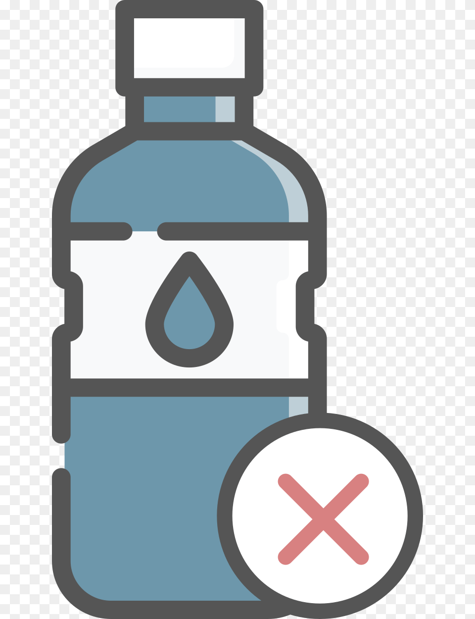 Use Plastic Free Icon, Bottle, Water Bottle, Beverage, Mineral Water Png Image