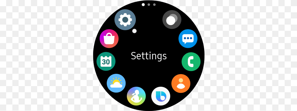 Use S Health Samsung Galaxy Watch3 Optus Samsung Galaxy Watch Series, Disk, Text Free Png