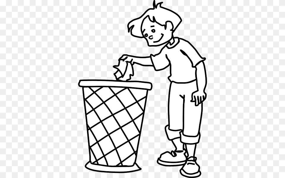 Use The Dustbin Clipart Clip Art Illustrations Clip Art Of Dustbin, Baby, Person, Stencil, Face Free Png