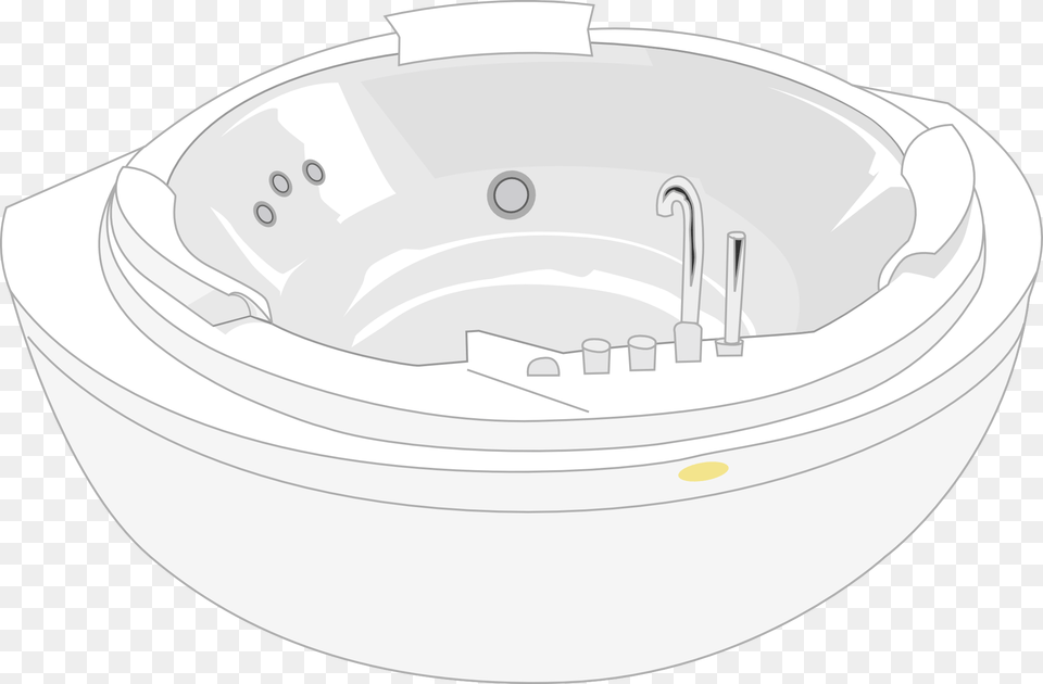 Use This Clip Art On Your, Bathing, Hot Tub, Tub, Bathtub Free Png Download