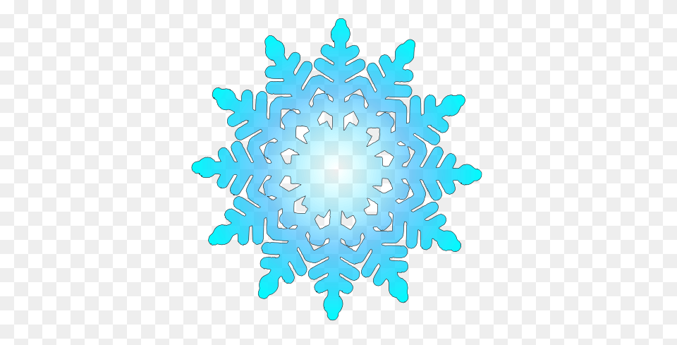 Use This Clip Art Whenever You Are Required To Show An Nature, Outdoors, Snow, Snowflake Png Image