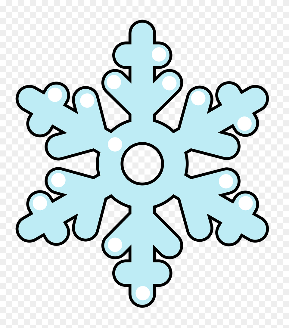 Use This Clip Art Whenever You Are Required To Show An Nature, Outdoors, Snow, Snowflake Png Image