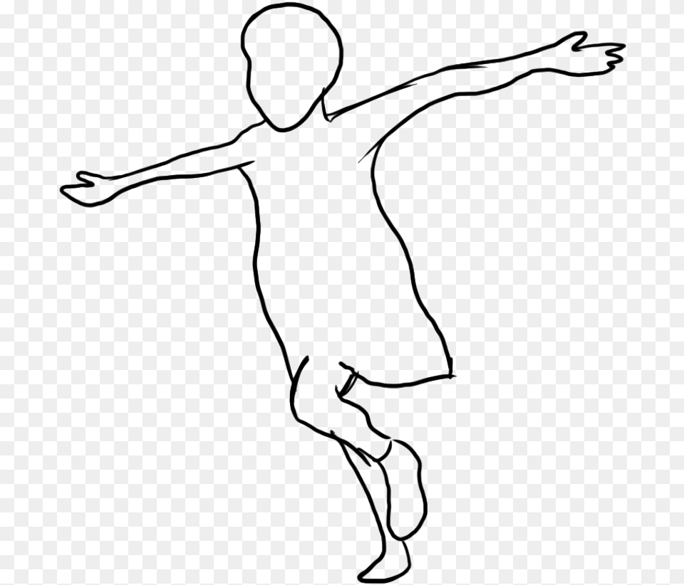 Use This Frame Line Art, Dancing, Leisure Activities, Person, Silhouette Free Png Download