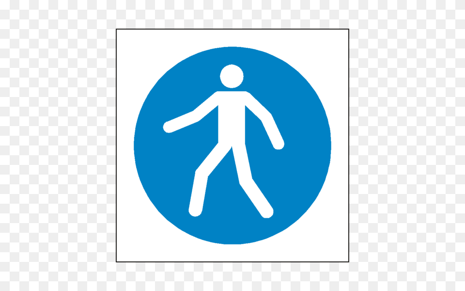 Use Walkway Symbol Sign Pvc Safety Signs, Pedestrian, Person Png